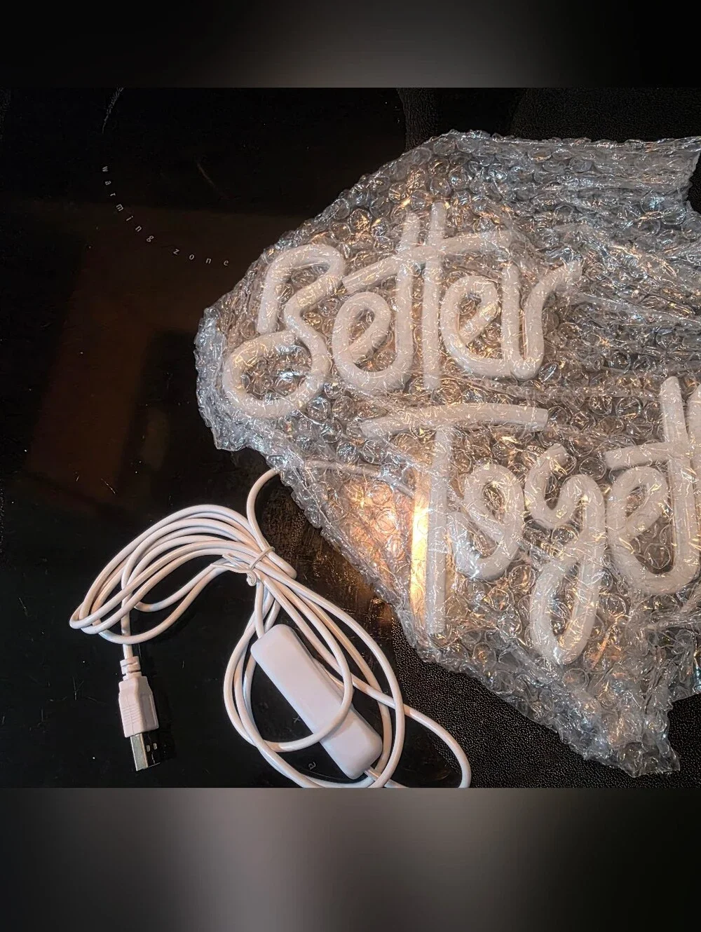 NEW BETTER TOGETHER LED WEDDING SIGN ELECTICAL 12 X 17